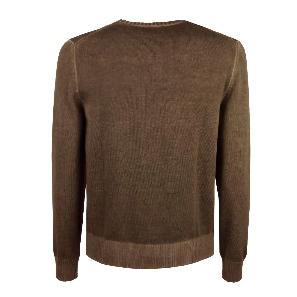 Pullover Tinto In Capo Uomo Tabacco - immagine 3