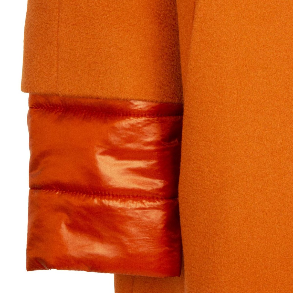 Cappotto Luxury Wool Donna Arancio - immagine 4